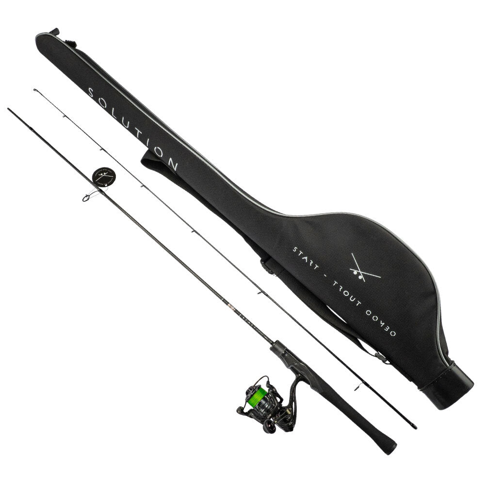 BIG L Solution Start Combo Trout Komplett Rute, Rolle und Futteral